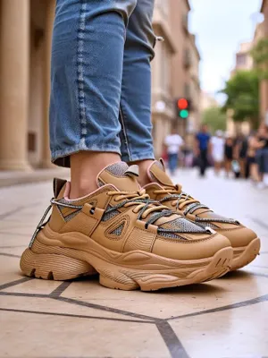 Zdjęcie produktu dla Royalfashion Sneakersy damskie na grubszej podeszwie Reterri, rozmiar 37