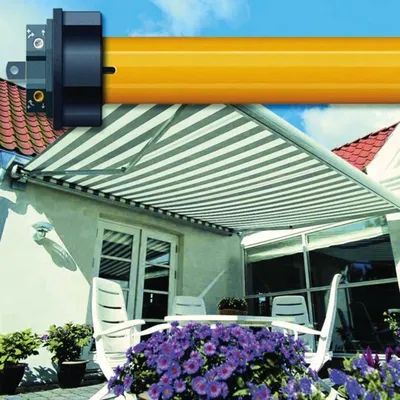 Produktbild von Schellenberg Markisenmotor für 78 mm Rundwelle mit Nut, bis 18 qm