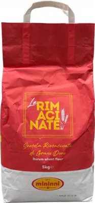 Produktbild von Semola Rimacinata Grano Duro Mehl 5kg - Mininni