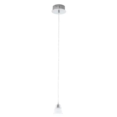 Produktbild von Pancento / LED Hängeleuchte / 1 x 45 W / Stahl Chrom Kunststoff klar satiniert