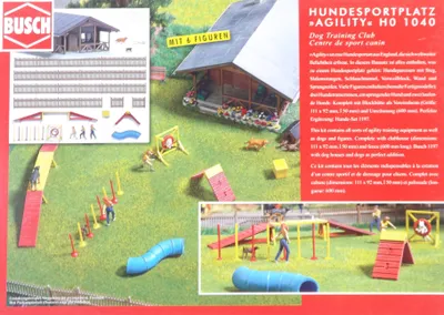 Produktbild von Busch 1040 Hundesportplatz "Agility" Spur H0 in