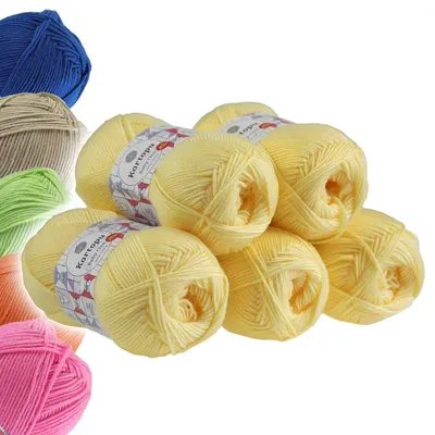 Produktbild von 5 x 100g Strickgarn Kartopu BABY ONE Antipilling Babywolle Babygarn, Farbwahl