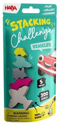 Produktbild von Haba Geschicklichkeitsspiel Stacking Challenge Vehicles 2013868001