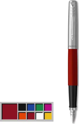 Produktbild von Parker Jotter Originals Füller | Klassisches Rot | Füllfederhalter Mittlere Spitze | blaue Tinte