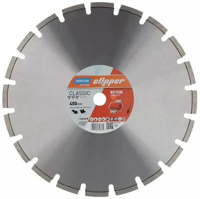 Produktbild von Norton Clipper Diamanttrennscheibe Classic Beton - 400x25,4 mm