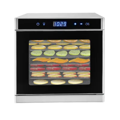 Obrázek produktu pro 700W automatický dehydrátor dehydrátor 8 stupňů sušička potravin pro ovoce maso zelenina Jerky Pet ovoce sušička stříbrná