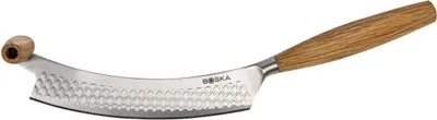 Immagine prodotto di Boska Dutch Käsemesser Oslo+ No. 3, Wiegemesser, Edelstahl, Eichenholz, Silberfarben, Braun, 320358