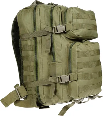 Produktbild von XL Rucksack Backpack Military Outdoor Schule Laptopfach 50 Liter Herren Damen Oliv