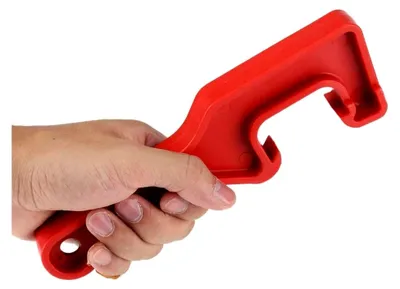 Produktbild von Kunststofffarbe Eimer können Deckel Eimer Opener Öffnungswerkzeug für Home Office Garage(Rot)