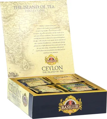 Produktbild von BASILUR Geschenkset mit 4 Teesorten aus der Kollektion "The Island of Tea" 80g