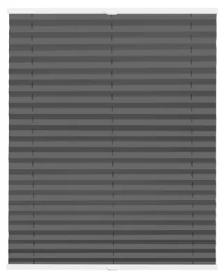 Produktbild von Lichtblick Plissee blickdicht, ohne Bohren Klebbar anthrazit 95 cm x 210 cm (B x L)