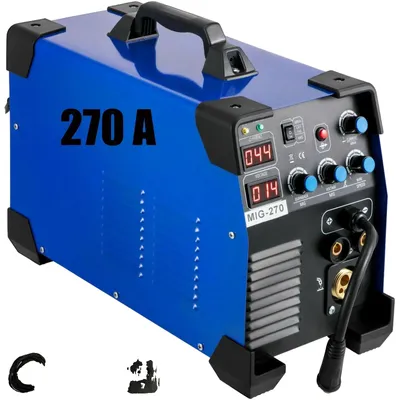Produktbild von MIG-Schweißgerät, 270A, 220V, 50-200A Strombereich, kompaktes Design, Überhitzungsschutz