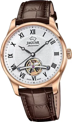 Produktbild von Jaguar Herren Uhr Analog Elegant Leder Armbanduhr Balancier braun D2UJ967/2