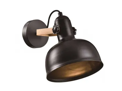 Obrázek produktu pro Candellux Černé nástěnné svítidlo Reno pro žárovku 1x E27 21-76748