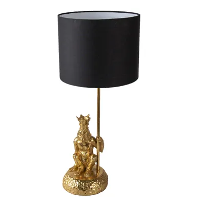 Zdjęcie produktu dla Lampa stołowa monkey gold Ø 23x45 cm E27 6LMC0048