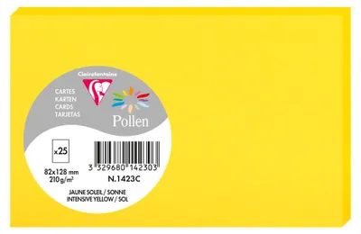 Image de Pollen by Clairefontaine Karte 82 x 128 mm, sonne