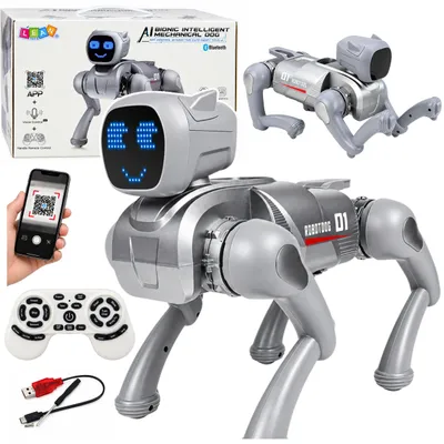Produktbild von KI-Roboterhund, ferngesteuert, per Bluetooth-App programmierbar