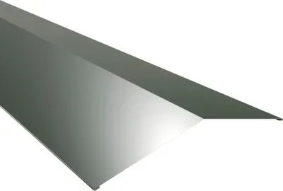 Produktbild von PRECIT Firstblech für Trapezblech nadelgrün RAL 6020 1000 mm x 250 mm x 250 mm x 0,63 mm