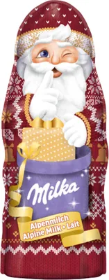 Obrázek produktu pro Milka Father Christmas od Alpine Milk Design Edition 90g 14 balení