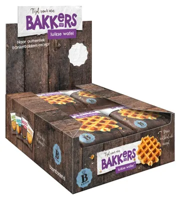 Immagine prodotto di Waffle Boom Luikse 18 x 70g - Specialità belga snack croccante e dolce