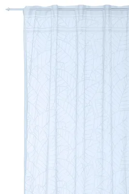 Produktbild von Dekoschal Daria mit Stangendurchzug 140x235cm transparent weiß
