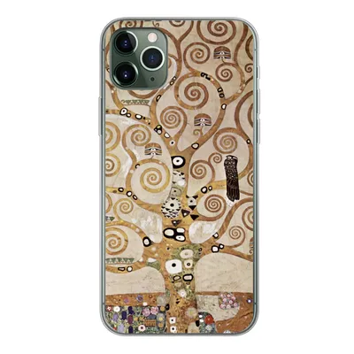 Produktbild von MuchoWow® Handyhülle Schutzhülle Hülle für iPhone 11 Pro Max Der Baum des Lebens - Gustav Klimt Silikon Softcase Handy Hülle - Schutz