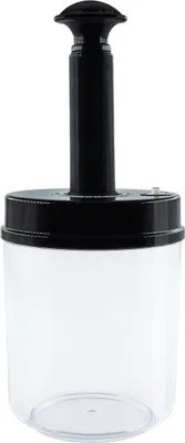 Produktbild von Heidenfeld Vakuumbehälter für HF-VK100 | Inkl. Vakuumpumpe - Kunststoff - Vorratsdose für Lebensmittel - Frischhalte Box -  Luftdicht (1,0 Liter)