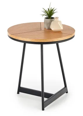 Zdjęcie produktu dla Stolik kawowy KARIDA S 45x45 dąb/czarny
