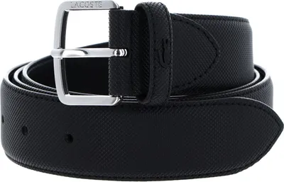 Produktbild von LACOSTE Gürtel Men's Classic 35 Petit Pique Belt W105 Noir schwarz