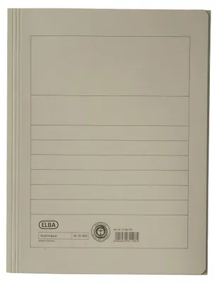 Zdjęcie produktu dla Elba 100091162 Teczka na dokumenty - tektura manila (RC), 250 g/m², A4, 15 mm, szara