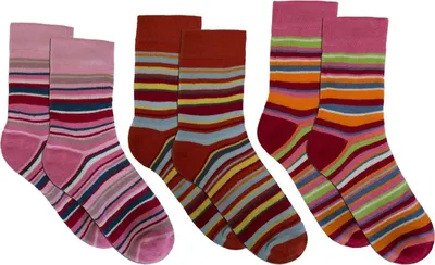 Produktbild von normani 3 Paar Kinder-Ringel-Thermosocken