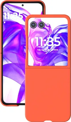 Produktbild von Mobigear Colors  Motorola Razr 50 Ultra Hülle Hardcase Backcover - Orange