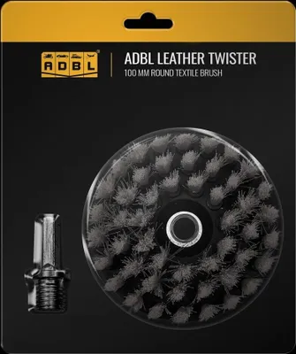 Zdjęcie produktu dla Okrągła szczotka do skórek ADBL Leather Twister 100 mm