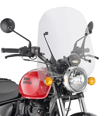 Immagine prodotto di Parabrezza GIVI trasparente 45x51cm per ROYAL ENFIELD Meteor 350
