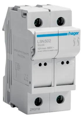 Produktbild von Zylindrischer Sicherungsschalter 2P 32A 10x38mm L38 LSN502