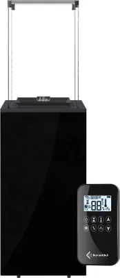 Zdjęcie produktu dla Grzejnik Patio Mini szklany czarny sterowanie automatyczne 8.2kW
