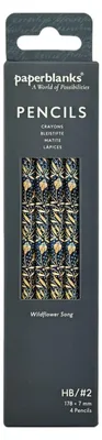 Produktbild von Paperblanks: Wildflower Song Pencil (4 Pack)