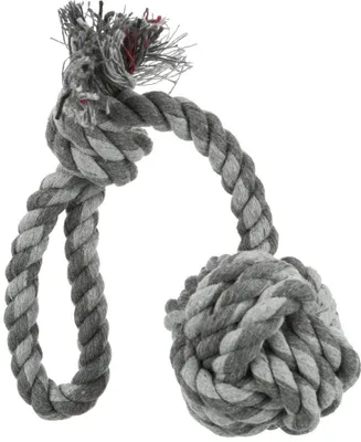 Produktbild von Trixie Spielseil Mit Eingewebtem Ball Mehrfarbig 30 cm Mehrfarbig 30 cm