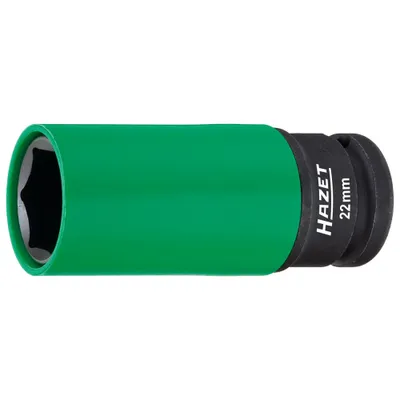 Obrázok produktu pre HAZET Rázový, strojový skrutkovač s nástrčným kľúčom (šesťhran) 903SLG-22 Štvorhranná dutinka 12,5 mm (1/2 palca) Vonkajší šesťhranný ťažný profil 22