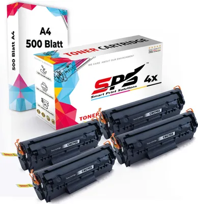 Produktbild von Druckerpapier A4 + 4x Multipack Set Kompatibel für HP LaserJet 3050 Z (7616A005/703) Toner Schwarz