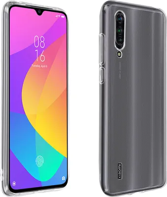 Zdjęcie produktu dla Avizar, zestaw ochronny 360°: etui i folia ochronna na ekran do telefonu Xiaomi Mi 9 Lite, kolor czarny