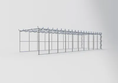 Produktbild von Anbaugabione Typ 4 100 cm x 20 cm x 30 cm (L x H x T), Maschenweite 10 cm x 10 cm, Spirale