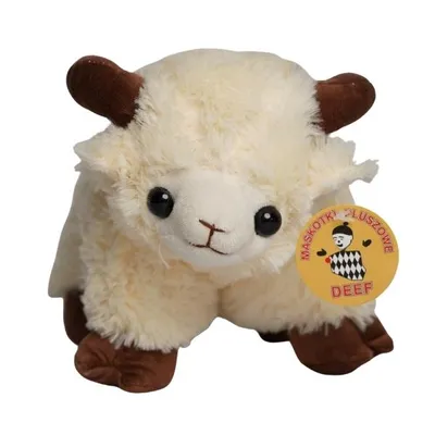 Produktbild von 2 in 1 Plüschtier Kissen Bock mit Klettverschluss Kuscheltier 27cm