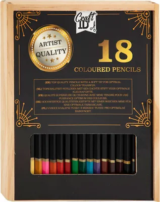 Produktbild von Professionelle Buntstifte, 18 Stück