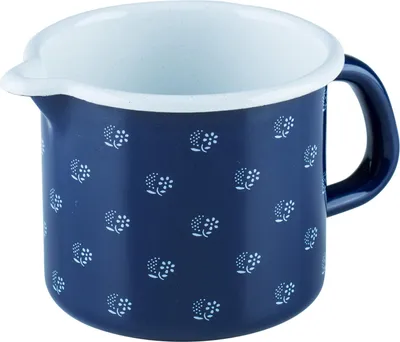 Produktbild von Riess Schnabeltopf 9 cm 0,5L Pünktchenblau