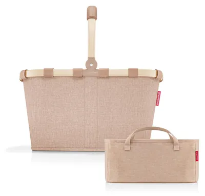 Produktbild von reisenthel Einkaufskorb Tasche Korb carrybag frame twist coffee BK6043 + Organizer twist coffee