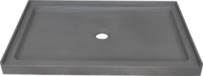 Produktbild von Duschwanne aus Beton - L 121,5 x B 81,5 x H 9,5 cm - RIAZOS
