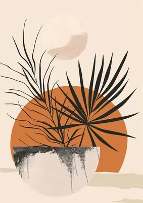Produktbild von Plakat 29,7x42cm Palmenwesten