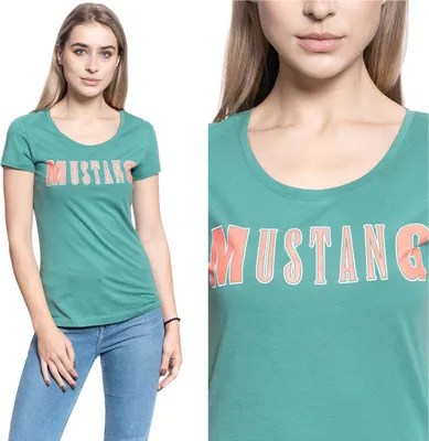 Obrázok produktu pre MUSTANG, dámske tričko ALEXIA C PRINT, veľkosť S, modrá, športové, tričko, košeľa