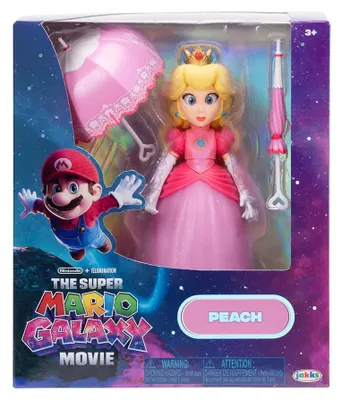 Obrázek produktu pro Super Mario The Galaxy Movie Princess Peach 5", 3 rok/roky, Super Mario, Vícebarevný, Plast